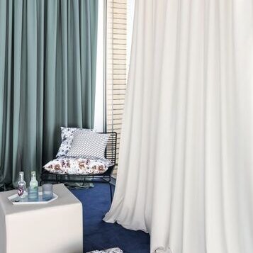 Smukke hvide gardiner